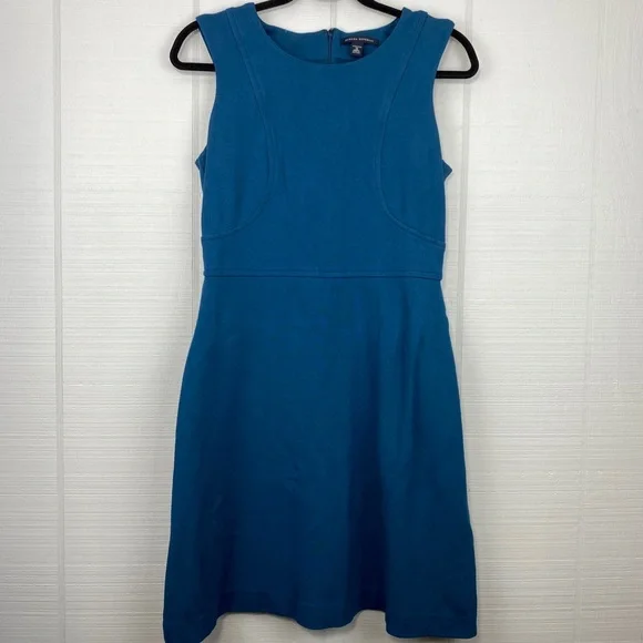 knee length dresses for ladies Banana Republic Black Chiffon Elastic Waist Mini Fit & Flare A-Line Dress  Sz XXS